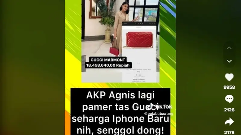 Capture polisi bergaya hidup mewah yang diunggah akun Pejabat Curang. (Istimewa)