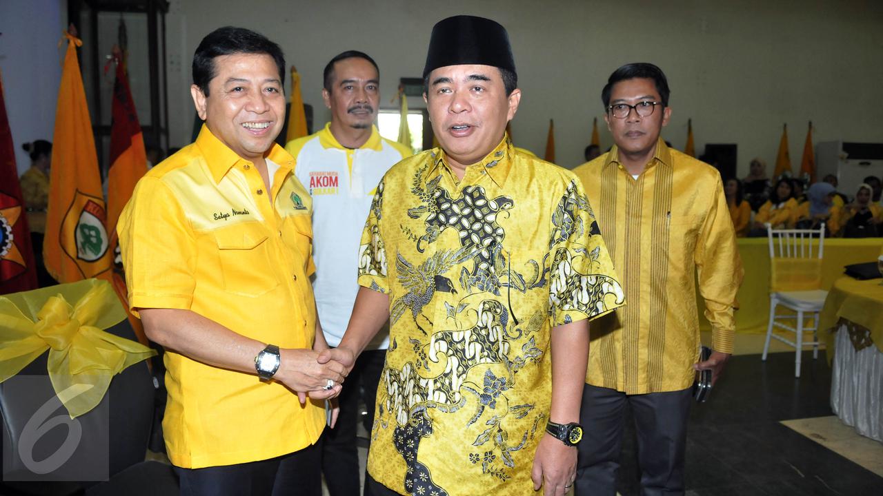 Setya Novanto dan Ade Komarudin Pimpin Perolehan Suara Sementara