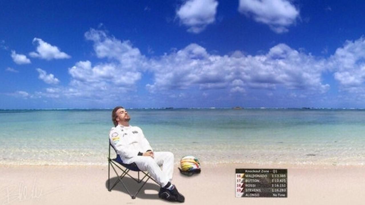 Meme lucu soal frustasinya Fernando Alonso di balap Formula 1