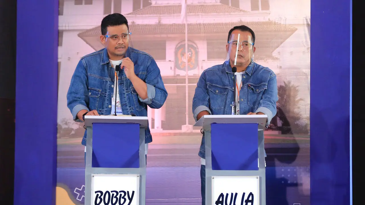 Bobby Nasution dan Aulia Rachman