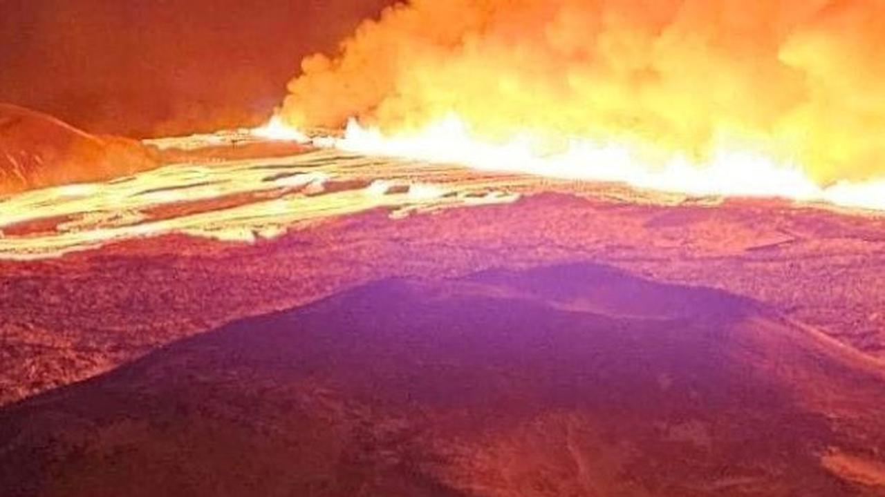FOTO: Letusan Ketiga Gunung Berapi di Islandia Semakin Mengerikan Bikin Daratan Mendidih Seperti Neraka