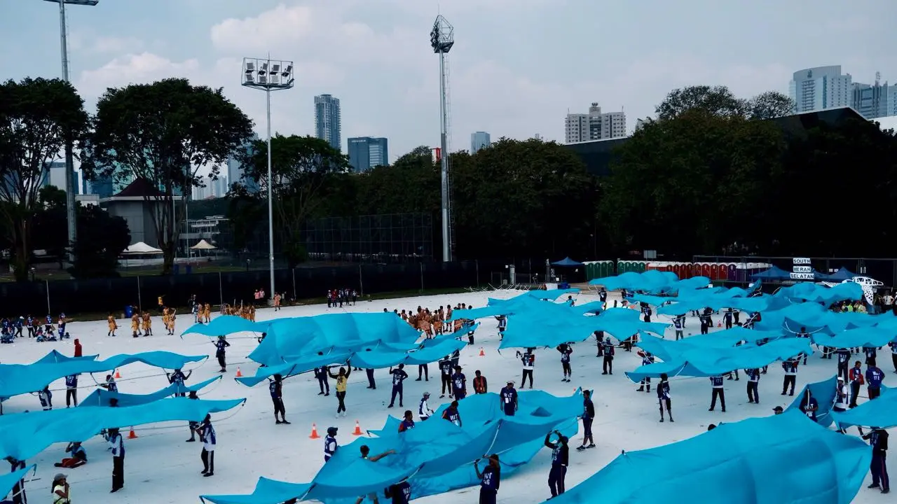 Latihan Pembukaan Asian Games 2018