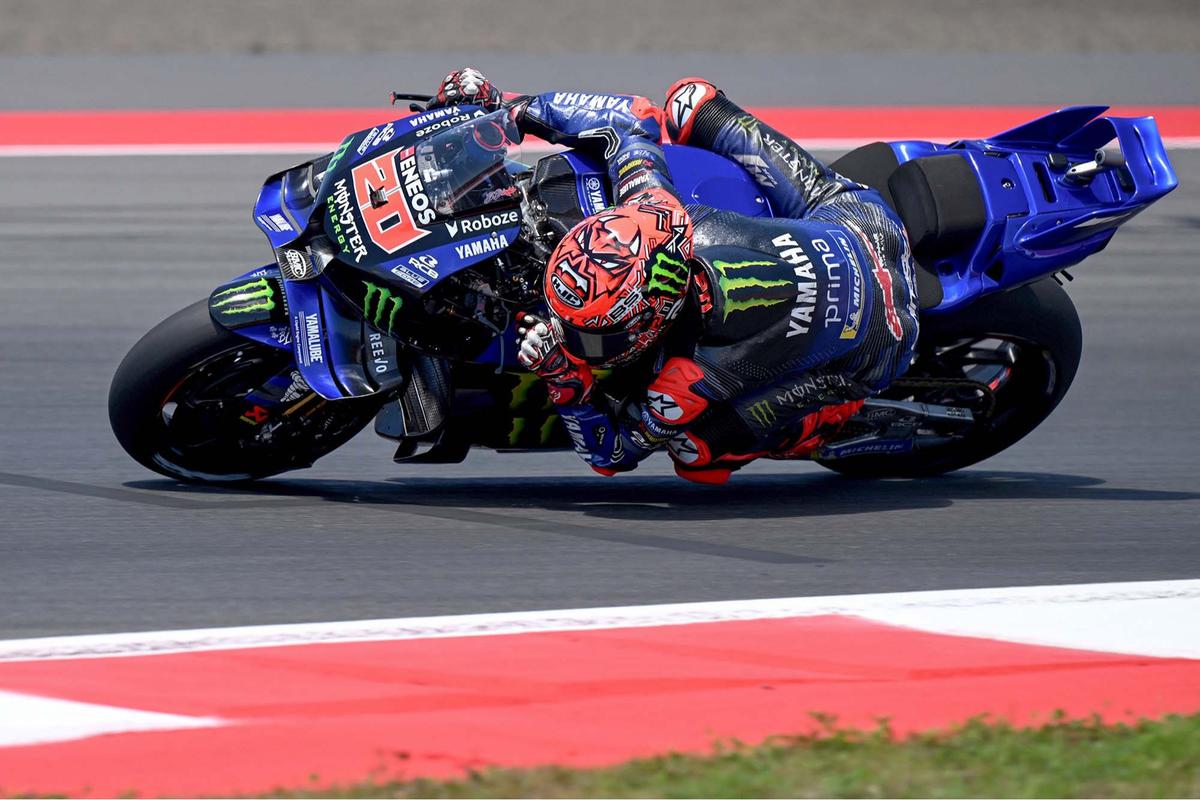 FOTO: Luca Marini Tercepat di Latihan Bebas MotoGP Mandalika, Marquez Masih Dibayangi Rekor