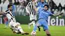 Raksasa Italia tersebut keluar sebagai pemenang dengan skor telak 4-1. (AP/Marco Alpozzi)