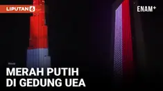 Bendera Merah Putih Berkibar di Beberapa Gedung Negara UEA