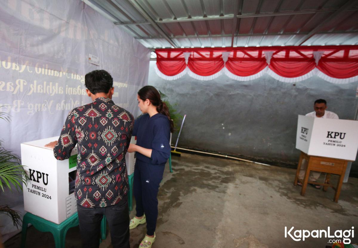 Nagita Slavina juga Tampil Sederhana