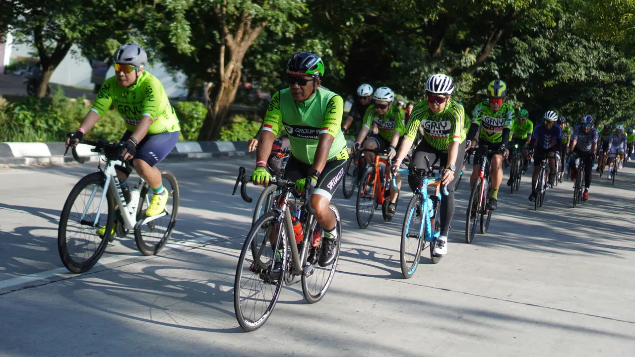 Dongkrak Pariwisata, Group Ride Indonesia ke-4 GFNY Mandalika GFNY Bali IFG Life Melintasi Makasar