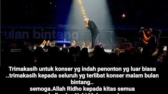 Tiket Konser Opick di Malaysia Bertajuk Konser Bintang Bulan Ludes Terjual Meski Berbarengan dengan Blackpink World Tour. (ist)
