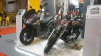 SYM dan SM Sport Bawa Dua Motor Baru di Jakarta Fair 2019 (Arief A / Liputan6.com)