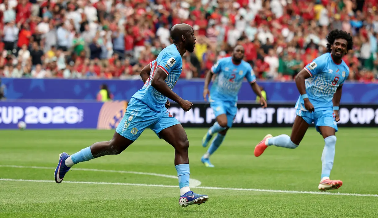 Gol Wissa mengubah skor menjadi 1-1. Hasil tersebut berakhir hingga berakhirnya pertandingan. (AFP/Getty Images/Molly Darlington)