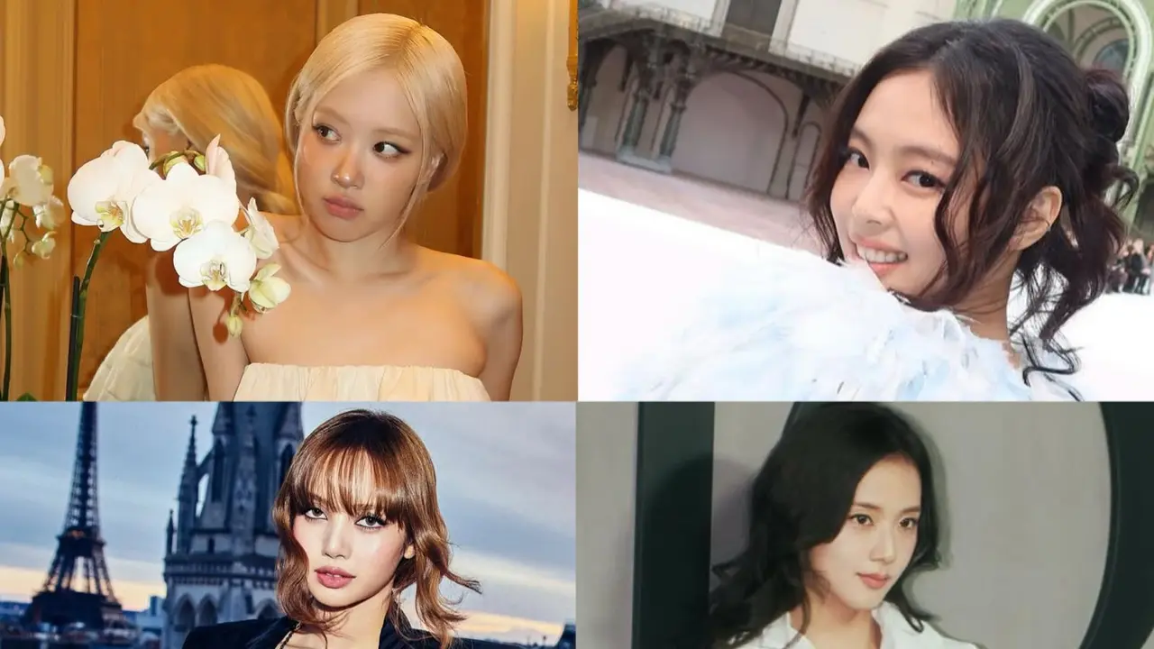 Adu gaya 4 personel BLACKPINK di Paris Fashion Week 2025