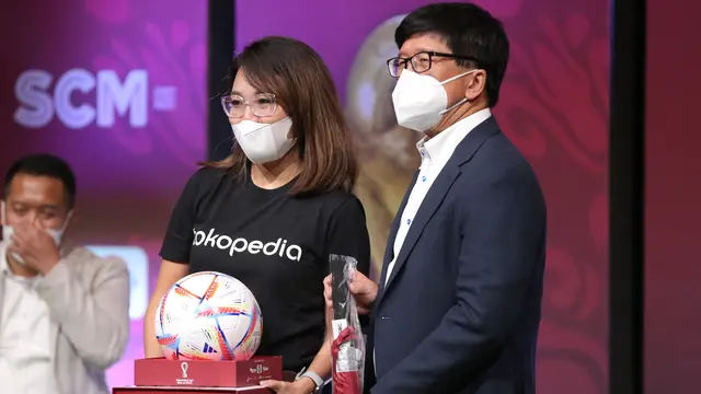 SCM Konferensi Pers sponsor Piala Dunia 2022