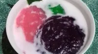 Sarapan Pagi dengan Bubur Singkong Pelangi