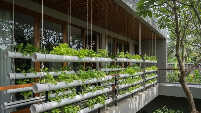 Desain Kebun Gantung Sederhana Khusus Cuaca Panas