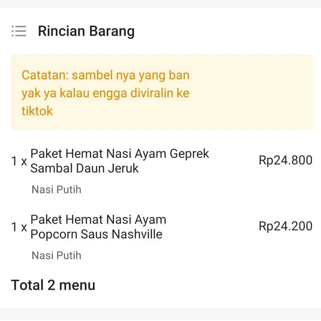 6 Catatan Pelanggan Minta Ekstra Ketika Pesan Makanan Online Ini Bikin Elus Dada