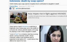 Media AS soroti kematian Ayu dan syuting sinetron di ICU