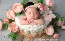 Potret Lucu dan Gemas Baby Kayya Anak Kiky Saputri Bertema Floral, Punya Wajah Cantik dari Lahir