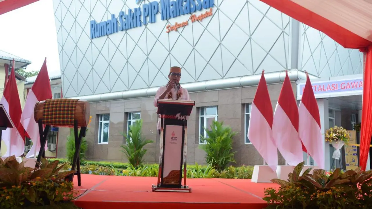 Menteri Perhubungan Budi Karya Sumadi pada Jumat, 27 Mei 2022 meresmikan Rumah Sakit Tipe D di Politeknik Ilmu Pelayaran (PIP) Makassar. (Dok Kemenhub)