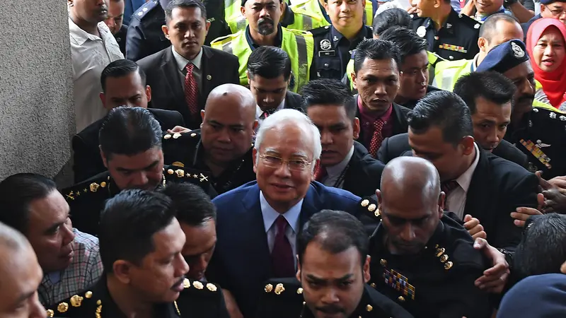 Najib Razak disidang di Mahkamah Kuala Lumpur