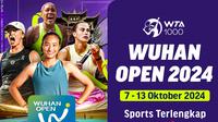 Saksikan turnamen WTA 1000 Wuhan Open 2024 di Vidio tengah pekan ini. (sum. doc. vidio.com)
