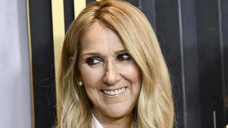 Celine Dion dalam premiere film dokumenter I Am: Celine Dion. (Evan Agostini/Invision/AP)