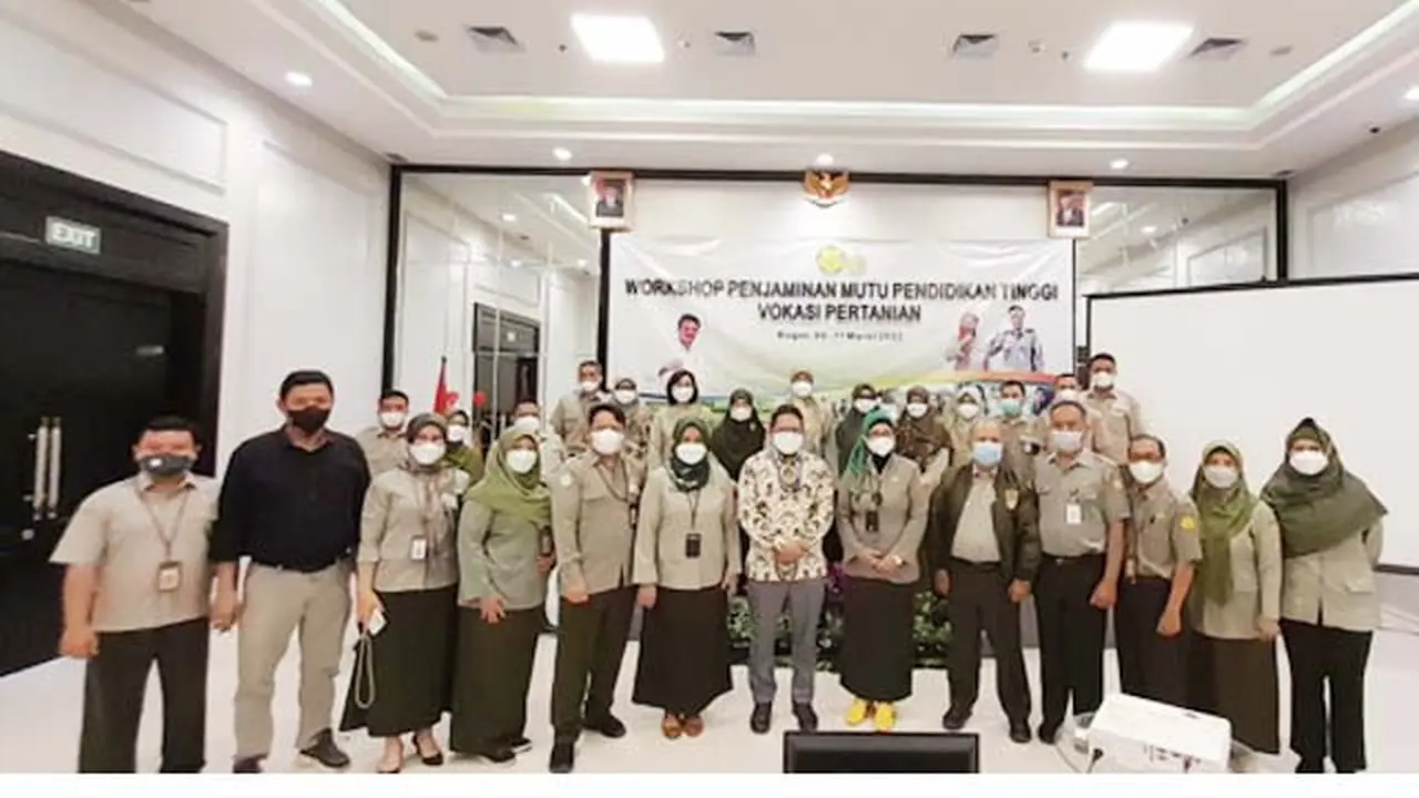 Kementan Gelar Workshop Penjaminan Mutu Pendidikan Tinggi Vokasi Pertanian dalam Rangka Tingkatkan Standar Mutu