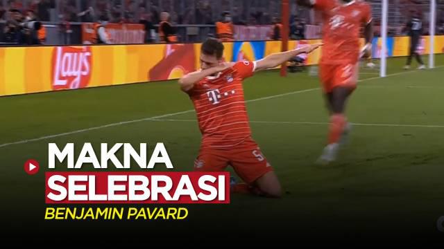 Berita video TikTok Bola soal makna selebrasi bek Bayern Munchen, Benjamin Pavard, di Liga Champions yang sempat menjadi tren pada tujuh tahun silam.