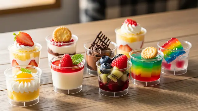 Ide Dessert dan Camilan Mini Pakai Cup Jeli Kecil yang Tampilannya Lucu