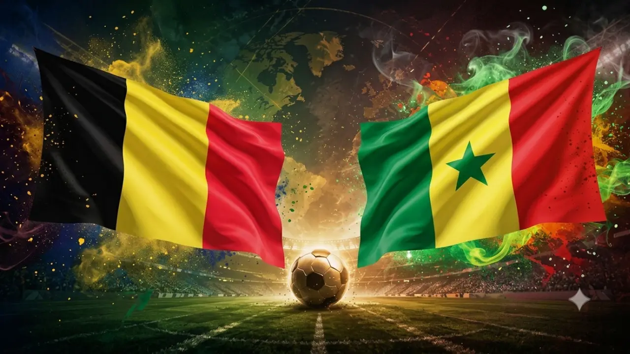 Ilustrasi Belgia Vs Senegal