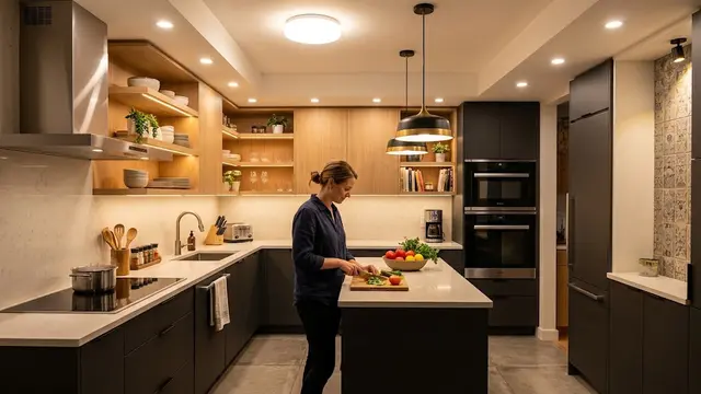 Desain Dapur Tanpa Jendela agar Tidak Pengap/AI Generated