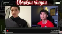 Demiane Agustien dalam obrolan bersama Yussa Nugraha.