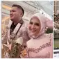 Pengantin baru Kesha Ratuliu dan Adhi Permana gelar acara resepsi berkonsep outdoor. (Sumber: Instagram/@kesharatuliu05)