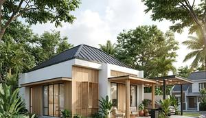 Desain Rumah Sederhana Tropical Scandinavian Terbaru 2026 (Sumber: gemini.com)
