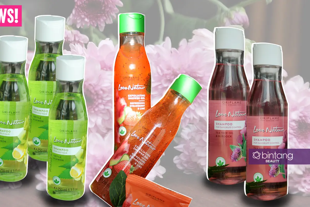 News! Oriflame "Love Nature" untuk Perawatan Tubuh dan Rambut 