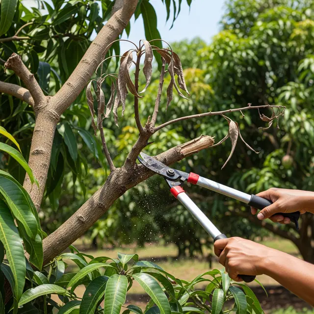 Cara Memangkas Pohon Mangga agar Cepat Berbuah (Image by Gemini AI)