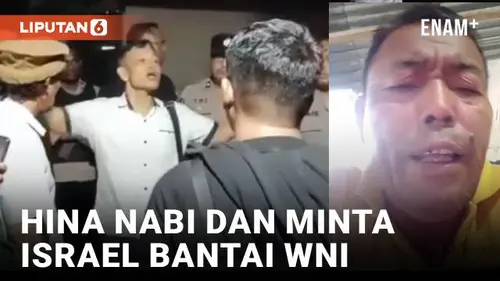 VIDEO: Polisi Amankan Pria Sumut yang Hina Nabi Muhammad dan Minta Israel Bantai WNI di Palestina