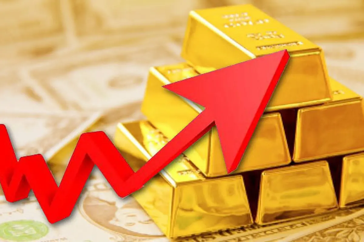 Ilustrasi Harga Emas Naik