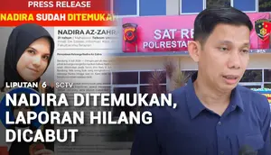 Nadira Ditemukan, Laporan Hilang Dicabut