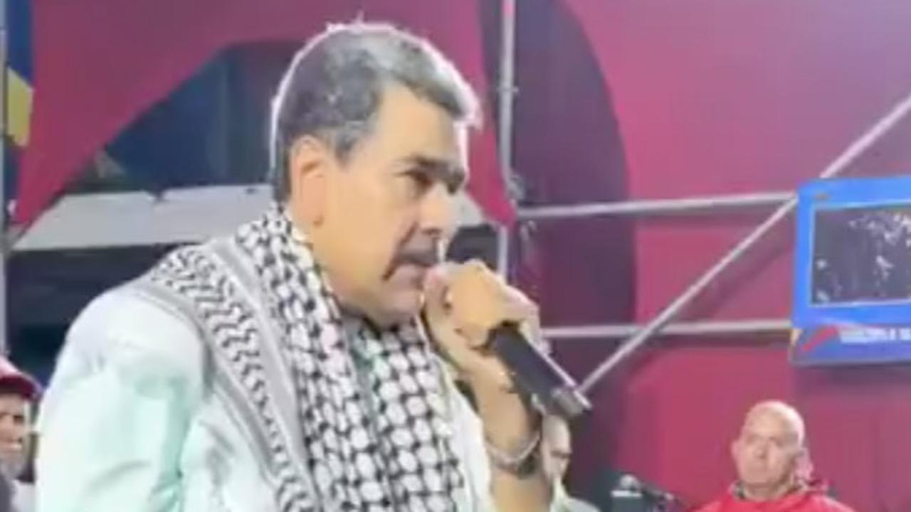 Momen Presiden Venezuela Kenakan Sorban di Wajah ala Pejuang Hamas & Hizbullah, Tegas Kutuk Israel Teroris