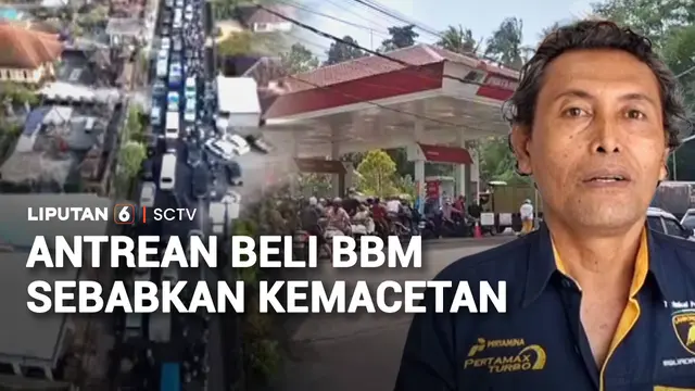 Antrean Beli BBM Sebabkan Kemacetan