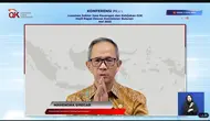 Ketua OJK Mahendra Siregar, dalam RDKB Mei 2025, Senin (2/6/2025). (Foto: tangkapan layar/Tira Santia)
