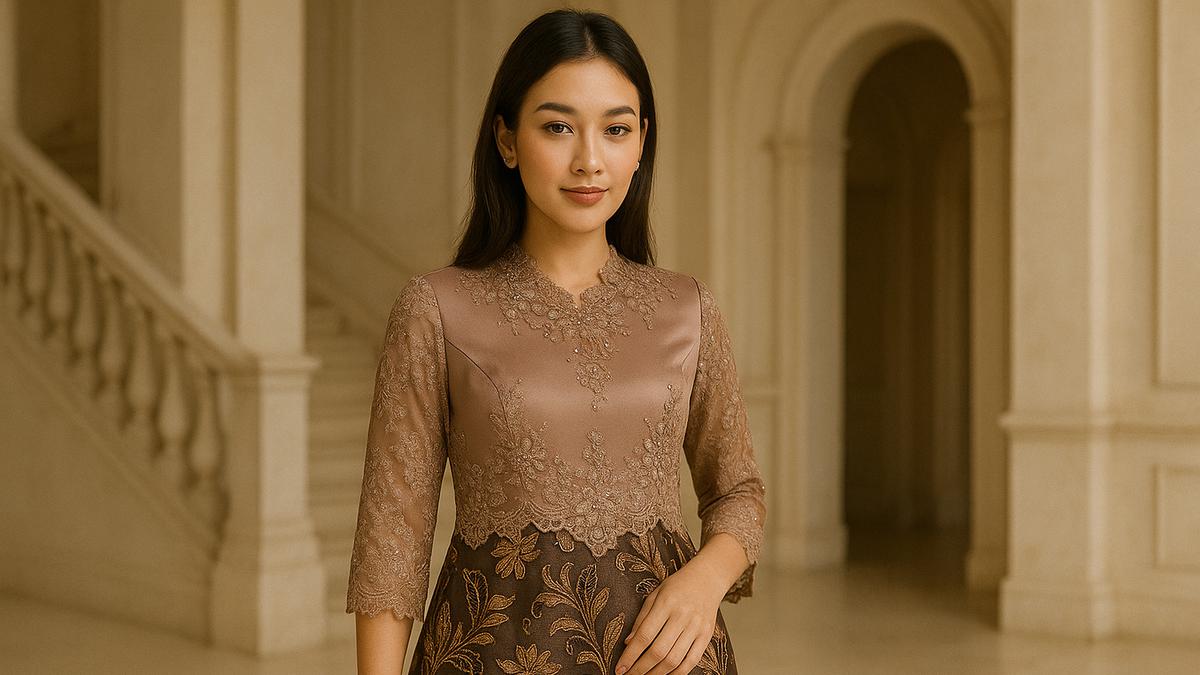 6 Pilihan Model Batik Kombinasi Satin Modern 2025, Tampil Mewah di Acara Formal dan Spesial