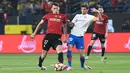 Dua gol kemenangan Barcelona dicetak oleh Robert Lewandowski dan Lamine Yamal. (AP Photo)