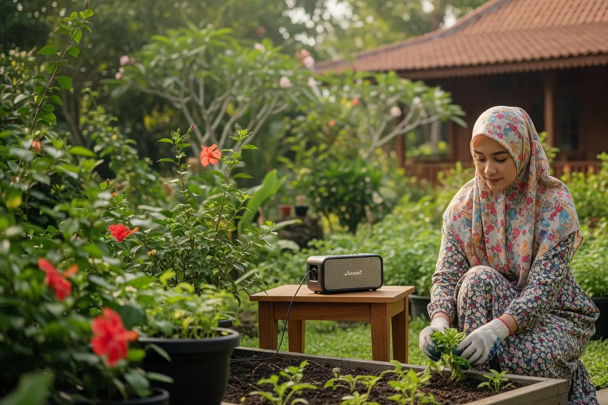 Rekomendasi Lagu Religi Temani Ngabuburit Sambil Berkebun, Ngurus Tanaman Makin Syahdu