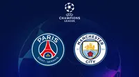 PSG Vs Manchester City leg pertama semifinal Liga Champions 2020/2021. (Bola.com/Gregah Nurikhsani)