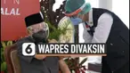 Wakil Presiden RI Ma'ruf Amin menerima suntikan vaksin Covid-19. Penyuntikan dilakukan Rabu (17/2) pagi di kediaman wapres. Apa yang dirasakan wapres setelah divaksin?