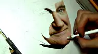 Lukisan Tangan Menakjubkan 'Robin Williams'