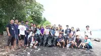 Sebanyak 18 organisasi dan komunitas mengikuti World Cleanup Day (WCD) yang digelar di Pantai Alar Amurang, Minahasa Selatan, Sulut, Sabtu (5/9/2020).