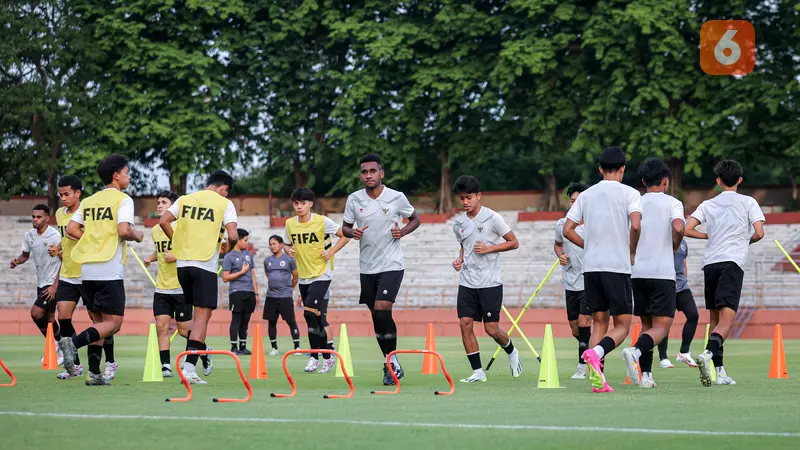Foto: Timnas Indonesia U-17 Lahap Latihan Penuh Konsentrasi Jelang Laga Penentuan di Piala Dunia U-17 2023