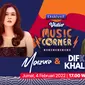 Maizura dan Difki Khalif akan menjadi bintang tamu dalam episode terbaru Vidio Music Corner. (Dok. Vidio)